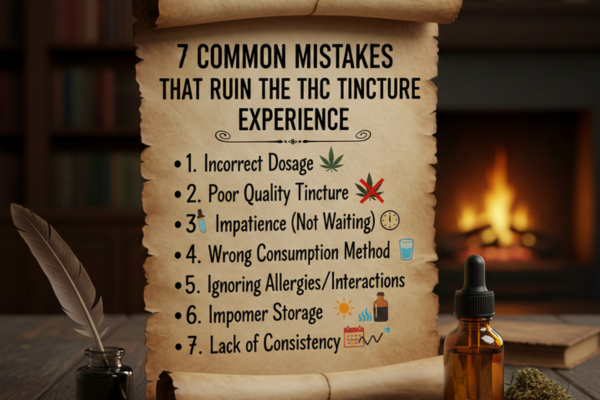 7 Common Mistakes That Diminish Your THC Tincture Experience