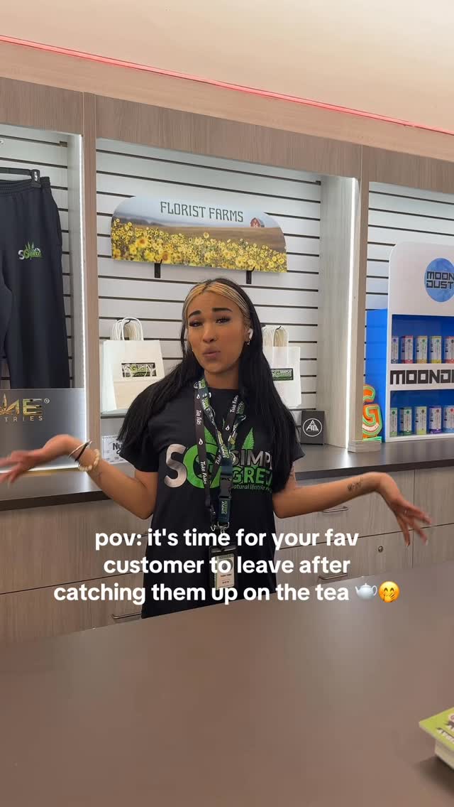 Simply Green team member behind the counter in Coram, NY